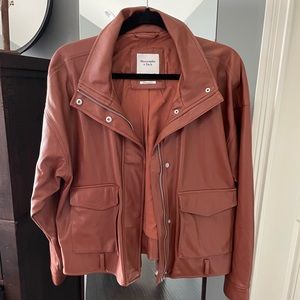 Abercrombie Vegan Leather Jacket